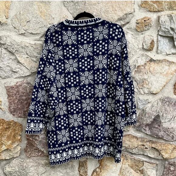 Plus size Venezia Vitale snowflake sweater size 22/24 - Picture 5 of 7
